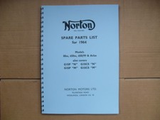 Norton parts book - norton,