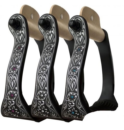 Showman black engraved - engraved, western