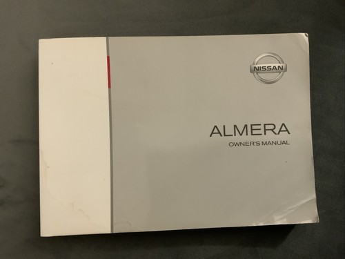Nissan almera handbook - handbook, owners