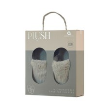 Aroma Home Grey Faux Fur