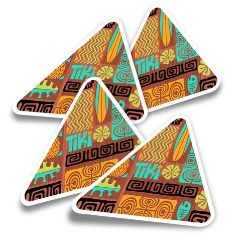 Triangle stickers tiki - triangle,