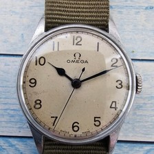 Omega Military Pilot WWII Hand-Winding Men's Watch Serviced!