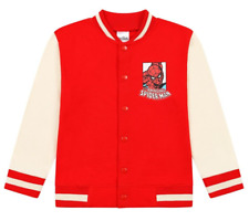 Marvel Boys Spiderman Varsity Bomber Jacket Avengers Baseball Style Coat for Kid
