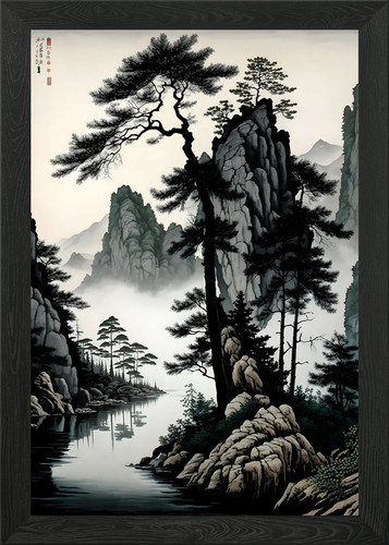 Watercolor chinese style - watercolor,