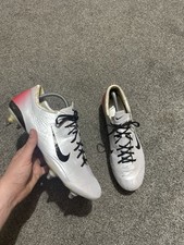 Nike Mercurial Vapor 3 MV platinum Sport Red Football Boots UK11