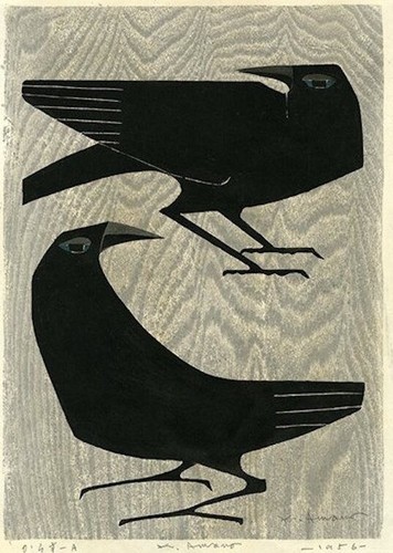 Amano kunihiro two - -, crows