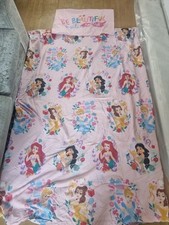 GIRLS SINGLE DISNEY PRINCESS REVERSIBLE BEDDING 3 PIECE SET FROM GEORGE.
