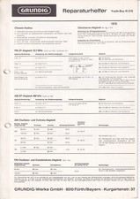 Service manual for grundig - for,