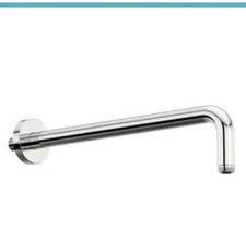 400mm Round Chrome Wall Mounted Shower Arm – Modern Fixed Head Support 26 UNITS
