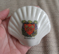VINTAGE SHELLEY CRESTED CHINA WISBECH SHELL