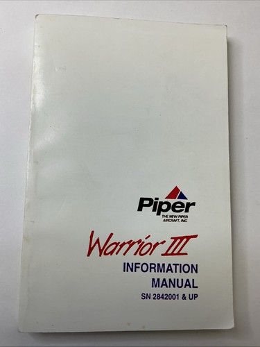 Piper aircraft warrior iii - piper,