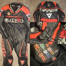 Dainese Drudi Performance Men’s Motorcycle 1 Piece Leather Suit EU52 UK42