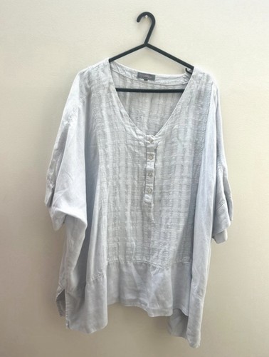 Sahara linen top lagenlook