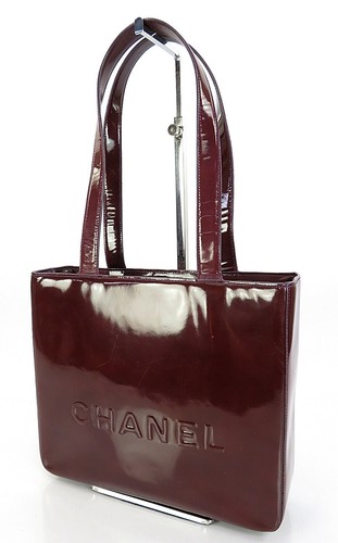 Authentic chanel purple patent - purple,