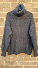H&M chunky knit dark grey