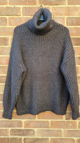 Chunky knit dark grey - chunky,