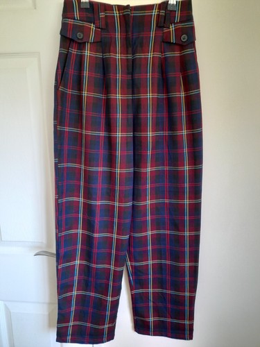 Topshop ladies tartan baggy - ladies,
