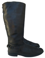 Vintage 1970s MOTORCYCLE BOOTS leather Tex product Made in England Mike Hailwood