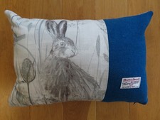 Harris Tweed  & Sanderson  'Dune Hare' - 20 x 14” - Cushion Cover - Exact One