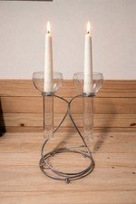 Modern Twin Glass Candle