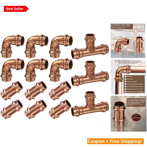 Copper press fittings - copper,