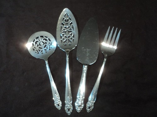 Silverplate flatware lot 4 - silverplate,