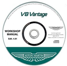 Aston Martin V8 Vantage Workshop Manual on CD