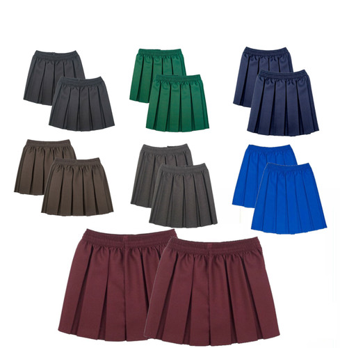 Girls school skirts pack 2 - school,