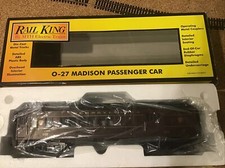 Railking MTH O Gauge Passenger Coach Pennsylvania Madison Boxed Good Condition