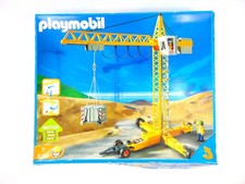 Vintage Playmobil Electronic Construction Crane in original box 3262