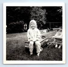 Old vintage photo toddler - old, in
