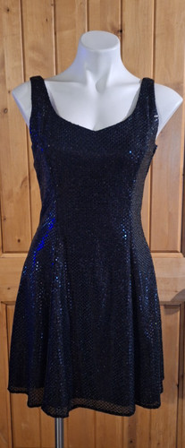 1990s black sequin - 1990s,