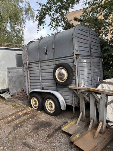 Vintage rice horse trailer - vintage,