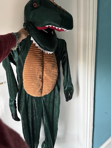 Green dinosaur costume - green,