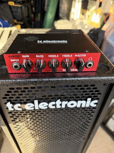 Electronic bass amp and 2 - tc,