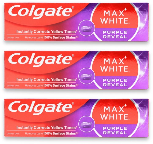 Colgate max white purple - max,