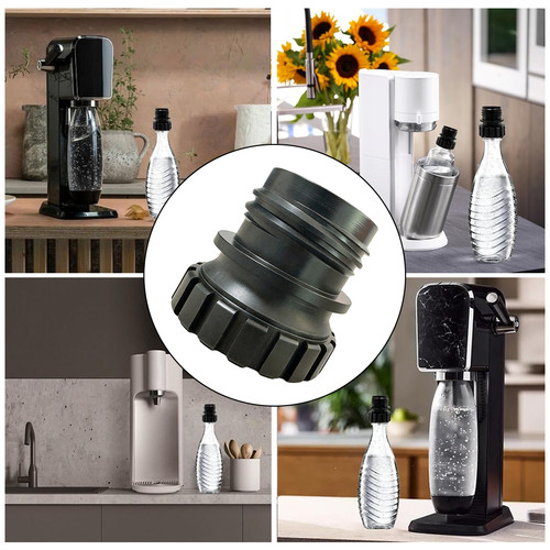 For soda water - water, machine