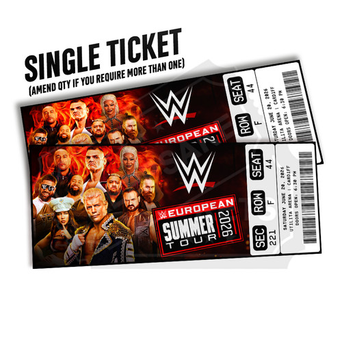 Wwe european summer tour - wwe,
