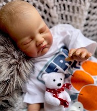 Reborn baby doll..20 Inches In Length!! Painted Hair