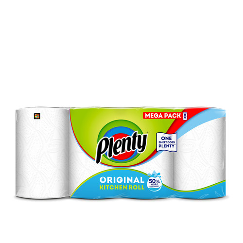 Plenty kitchen roll pack of - roll,