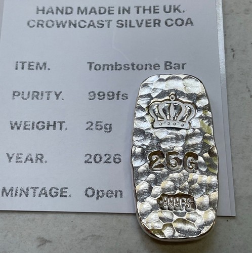 Silver bar 25g 999 - silver, fine