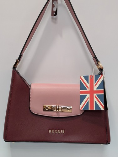Bessie london burgundy faux - london,