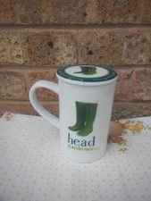 VINTAGE/OLDER NEXT "HEAD GARDENER" LIDDED COFFEE MUG