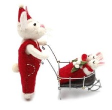 Large Christmas Bunny with