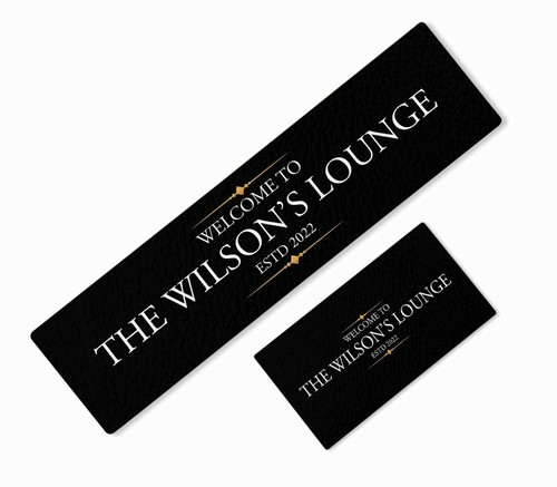 Personalised bar runner any - bar,