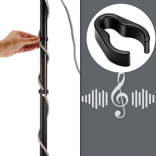 Boom pole clips mic - clips, cable