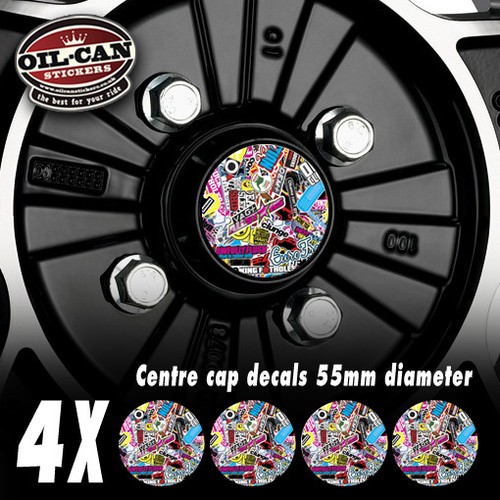 55mm diameter stickerbomb - 4x,