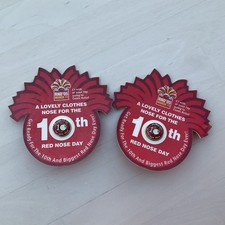 2 x COMIC RELIEF RED NOSE DAY