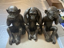 3 Monkeys Ornaments Bronze