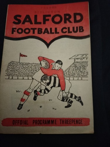 Vintage rugby league programme - vintage,